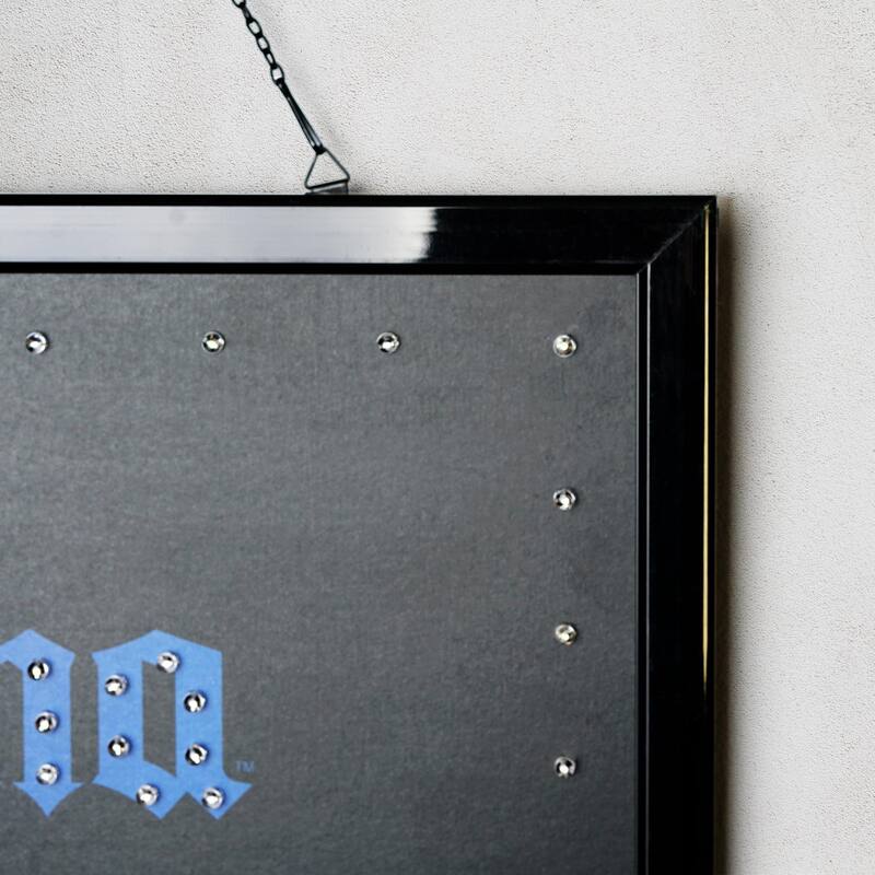 Licensed Corona Extra Framed Flashing LED Marquee Wall Sign (19"x10") - Blue - 19" x 10"