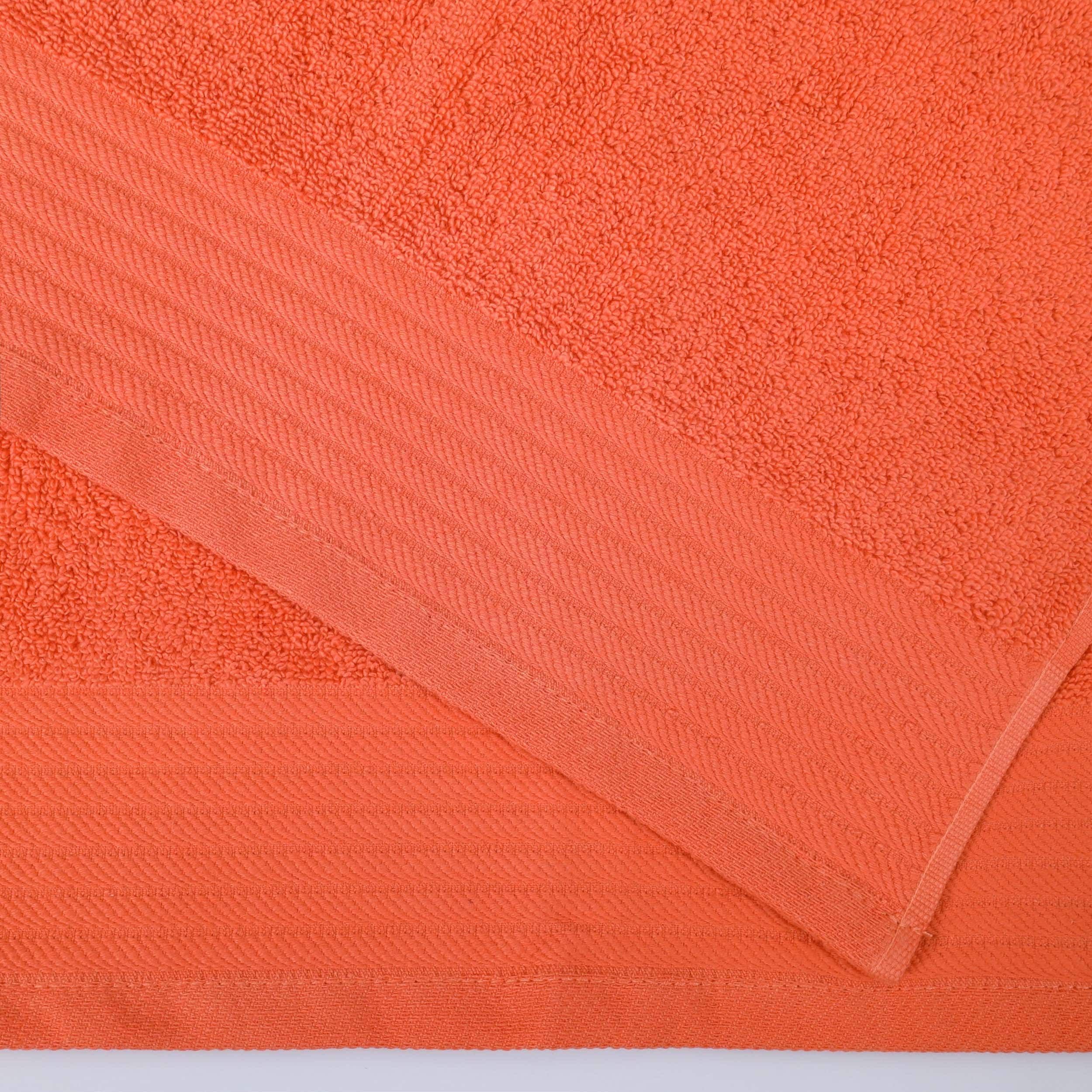 Turkish Cotton Herringbone and Solid Washcloth Towel Set  -image