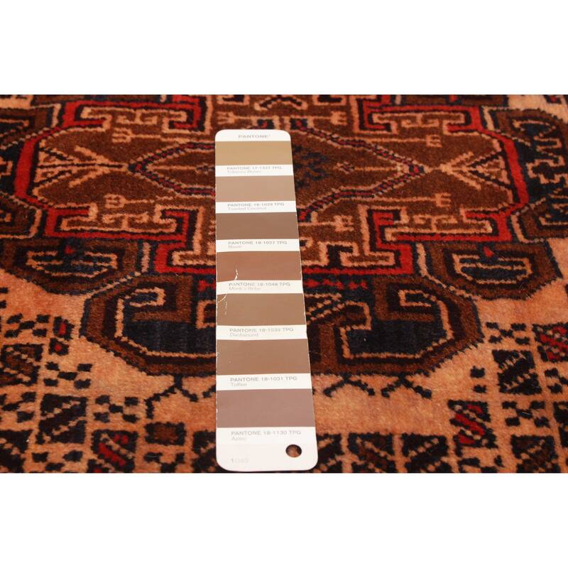 Teimani Brown Rug 2'10" x 5'2" - 2'10 x 5'2