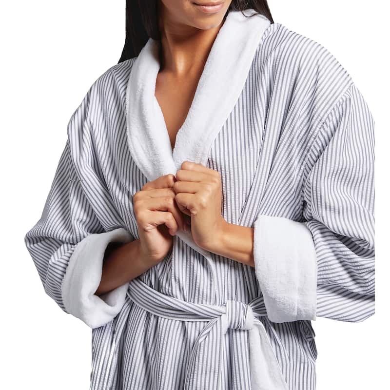 Kassatex Seersucker Bathrobe
