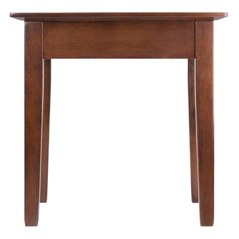 Rochester End Table, Walnut - 20 x 20 x 20 inches