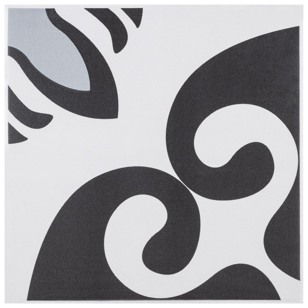 Merola Tile Tierra White 7-3/4" x 7-3/4" Ceramic Floor and Wall Tile