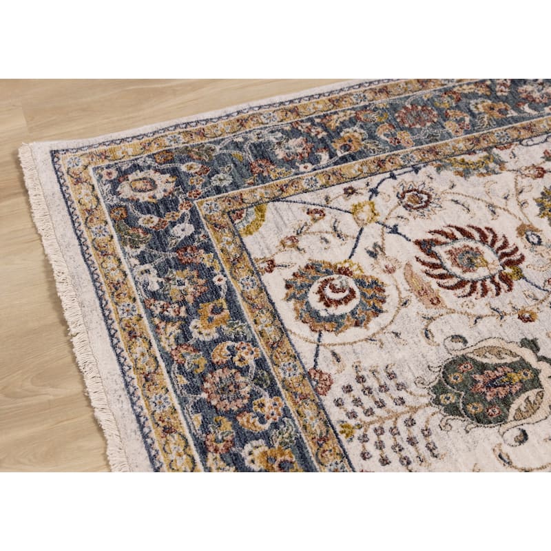 Olivia Collection - Classic Elegant Border Area Rug