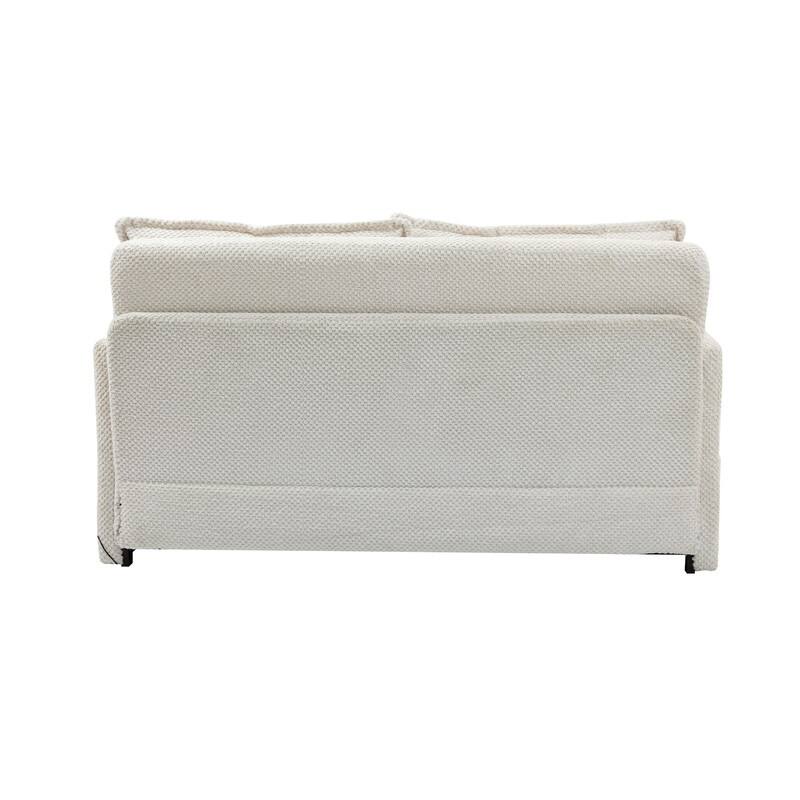 59.5'' Put Out Sofa Bed,Chenille Fabric Sleeper Sofa