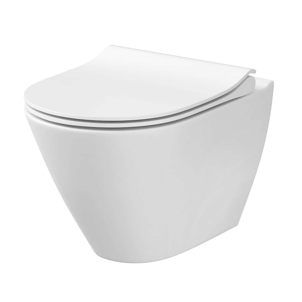 Fine Fixtures Supreme Wall hung toilet bowl 20" - White