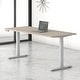 preview thumbnail 97 of 108, Move 60 Series 72W x 30D Height Adjustable Standing Desk Sand Oak/Cool Gray Metallic