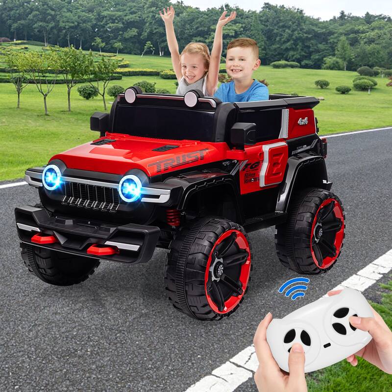 Ride on Truck Car for Kids Ages 3-6, 12V Electric Toy Car