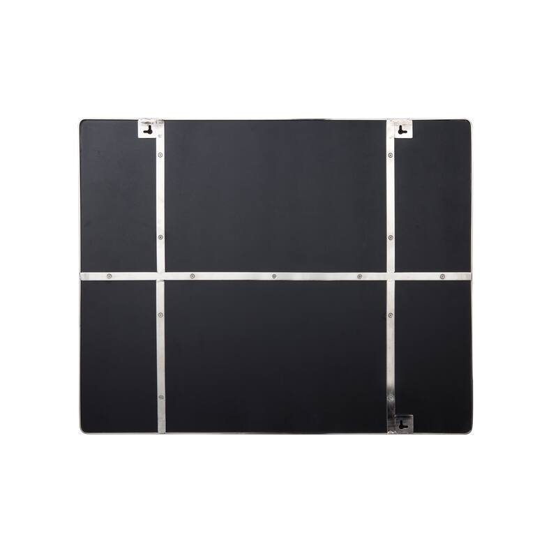 Varaluz Kye Rounded Rectangular Wall Mirror - Polished Nickel - Polished Nickel