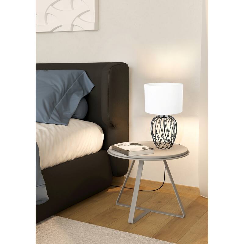 Nimlet - 1-Light Table Lamp - Black Base Finish - 8.56"L X 8.56"W X 20.20"H - 8.56"L X 8.56"W X 20.20"H