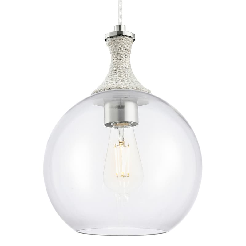 Innovations Lighting 415-1PR-G122-10 Astor 10" Wide Rope Detailed Cord - Satin Nickel
