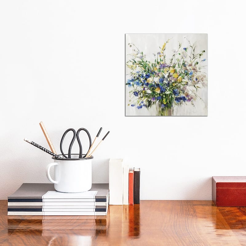 iCanvas "Wild Flower Bouquet" by Asia Jensen Canvas Print - 12x12x1.5