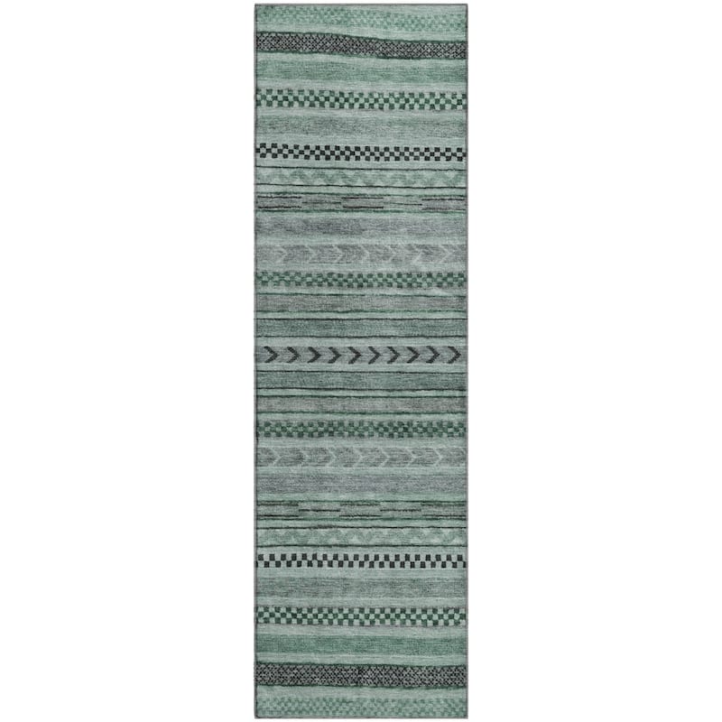 Premium Washable Super Soft Boho Stripes Mayfield Rug