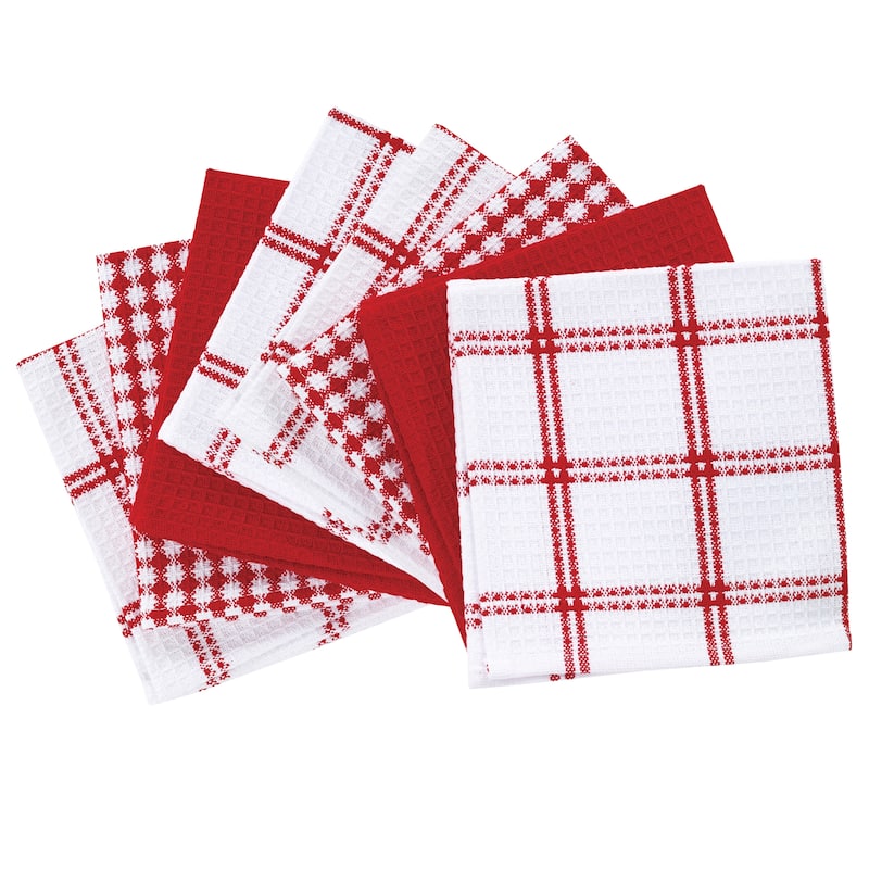 T-fal Flat Waffle Dish Cloth, (Set of 8)