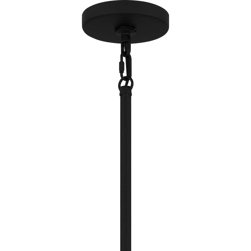 Atkins 4-Light Matte Black Chandelier