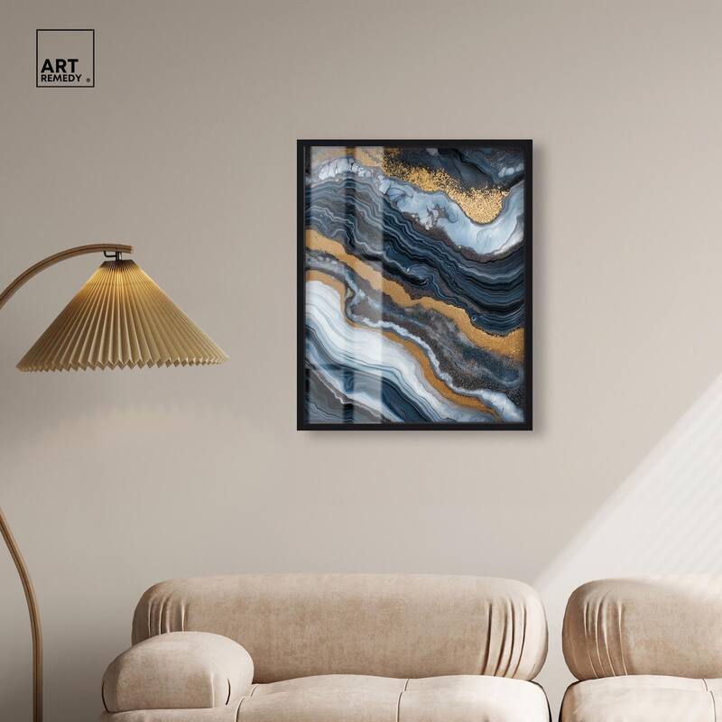 Acrylic Flow I Shadowbox by Art Remedy