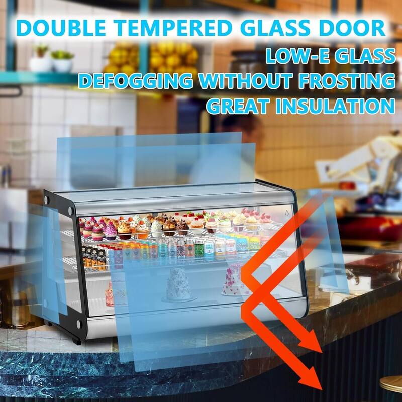 Horizontal Refrigerated Display Cabinet, 8.1 Cu.Ft