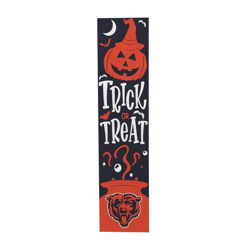 47" Double Sided Seasonal Porch Leaner, Chicago Bears - 47" x 11.25"