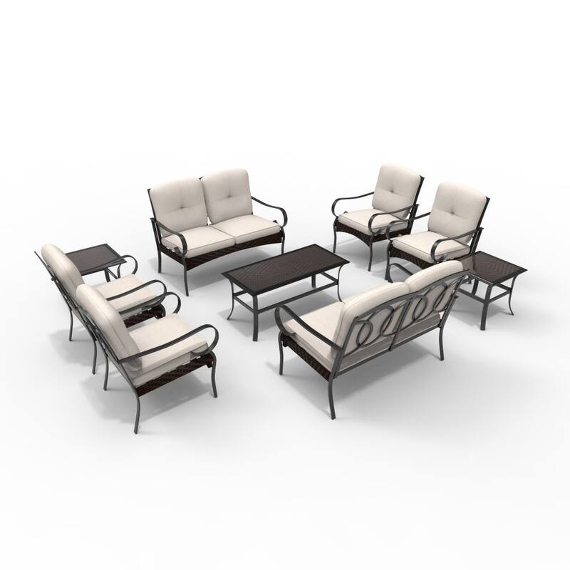 Moda Steel Patio Durable Sofa Collection for You Free Combination