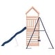 preview thumbnail 17 of 20, vidaXL Swing Set Outdoor Backyard Wooden Playground Equipment for Kids Age 3-8