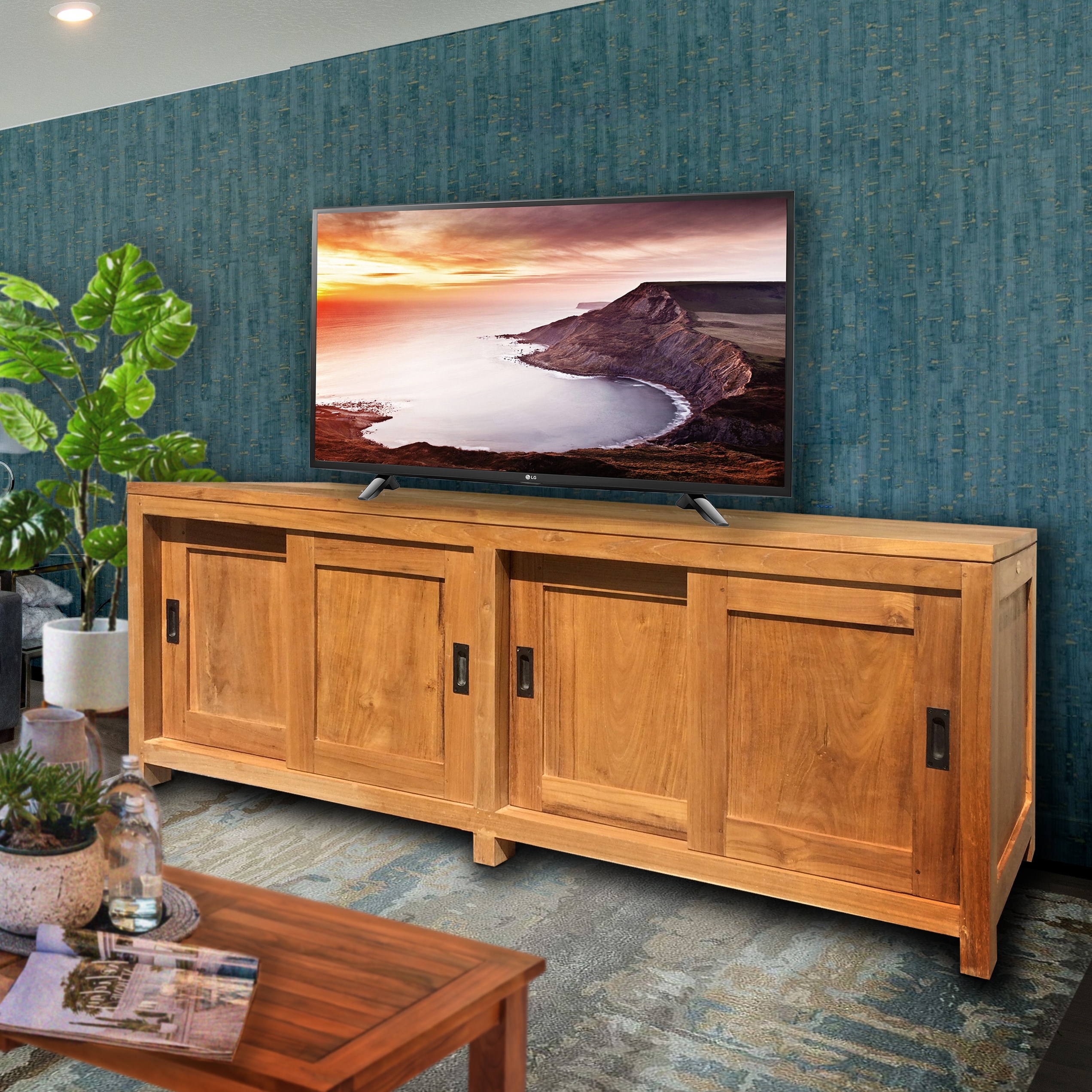 Buy TeakLab™ Extra Large 9 ft TV Cabinet Online
