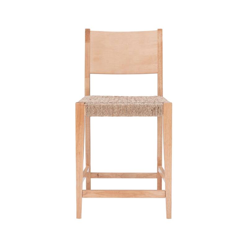 Caelan Seagrass 24-Inch Counter Stool (Set of 2)
