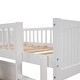 preview thumbnail 9 of 8, Twin Size Wood Bunk Bed with a Loft Bed attached,Storage Drawers Beneath