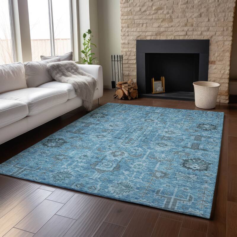 Premium Washable Super Soft Traditional Global Mayfield Rug