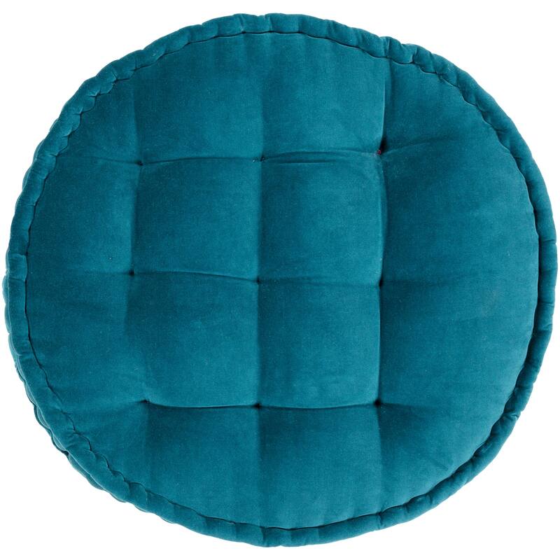 Livabliss Atlanta Deep Button Tufted Velvet Floor Pillow