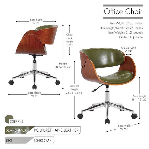 Carson Carrington Gavle White Wood Mid Century Office Chair Overstock 20543728