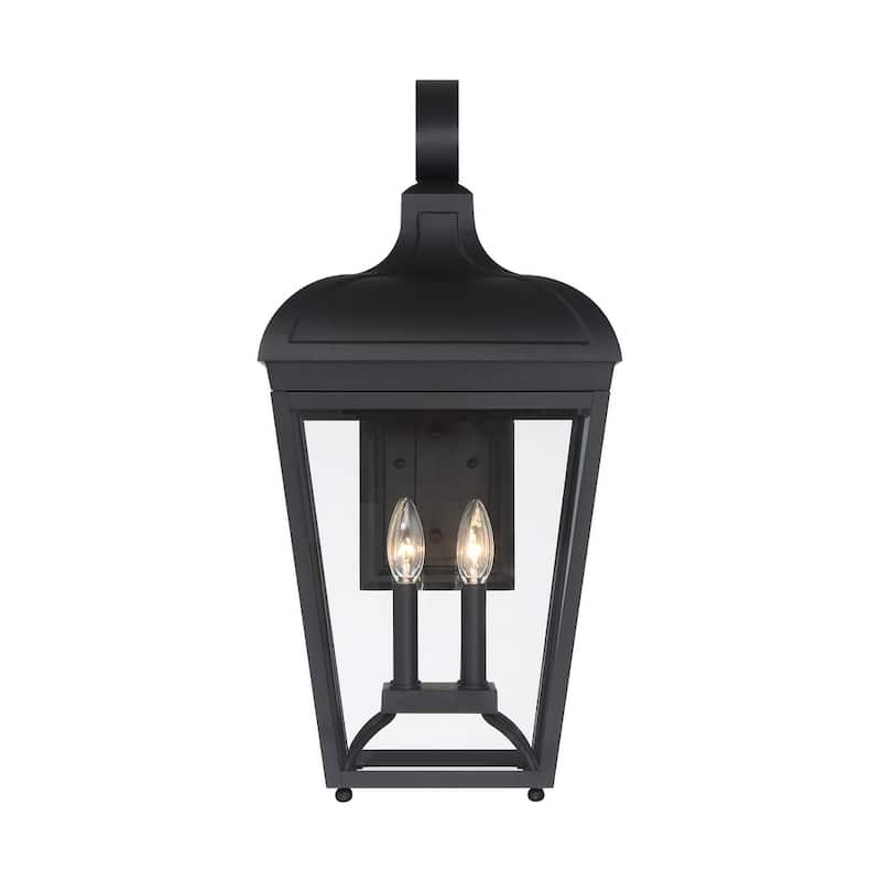 The Great Outdoors 72483 Marquee 4 Light 25" Tall Outdoor Wall Sconce