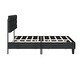preview thumbnail 19 of 27, Queen Size Platform Bed Frame with Headboard & Wooden Slats Support for Kids Teens Adults No Box Spring, Easy Assembly