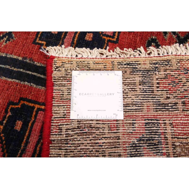 ECARPETGALLERY Hand-knotted Kayseri Vintage Red Wool Rug - 3'3 x 9'5