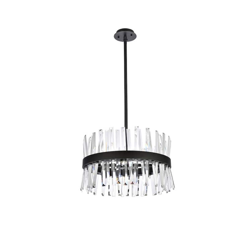 Indigo Home 20 inch crystal round pendant light