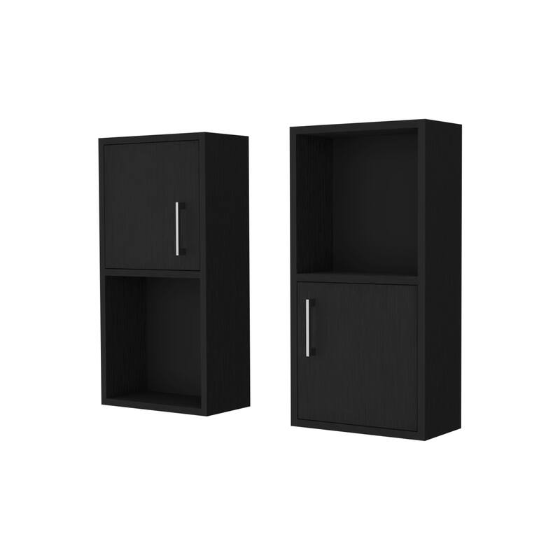 Dixie Medicine Cabinet - N/A - Black - Wood Finish/Pine Finish
