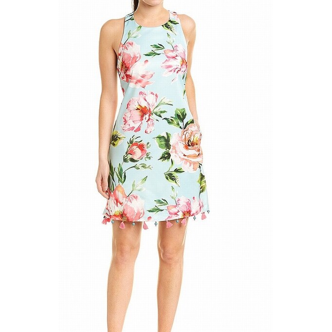 floral mint green dress