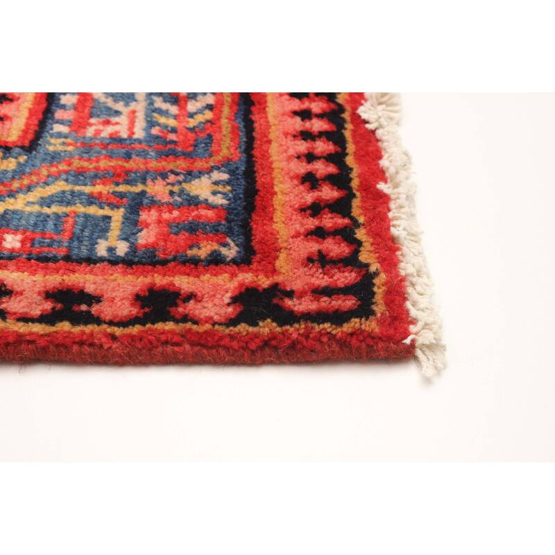 ECARPETGALLERY Hand-knotted Andelz Dark Navy Wool Rug - 4'3 x 7'3
