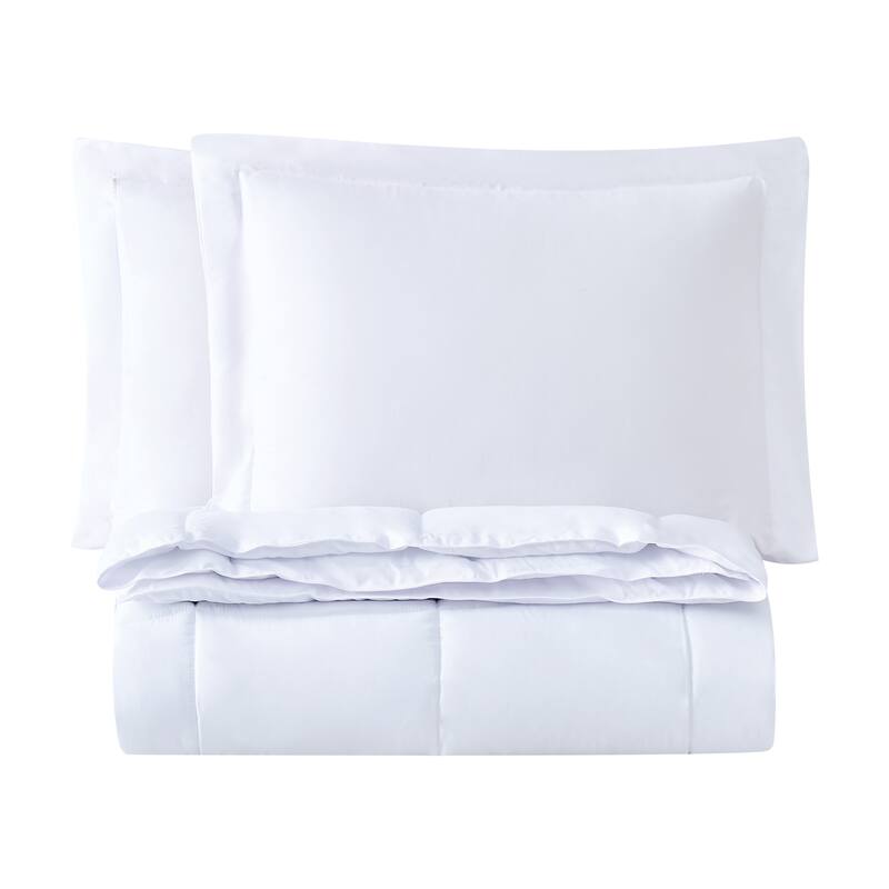 Truly Soft Everyday Reversible Down Alternative 3-Piece Comforter Set