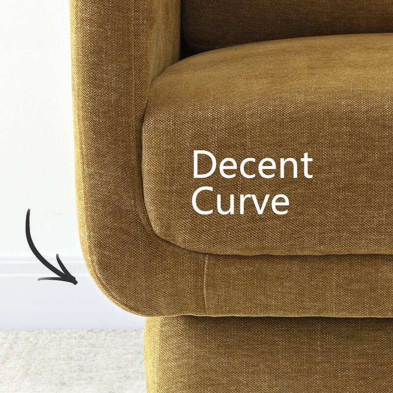 Upholstered Swivel Barrel Accent Chair