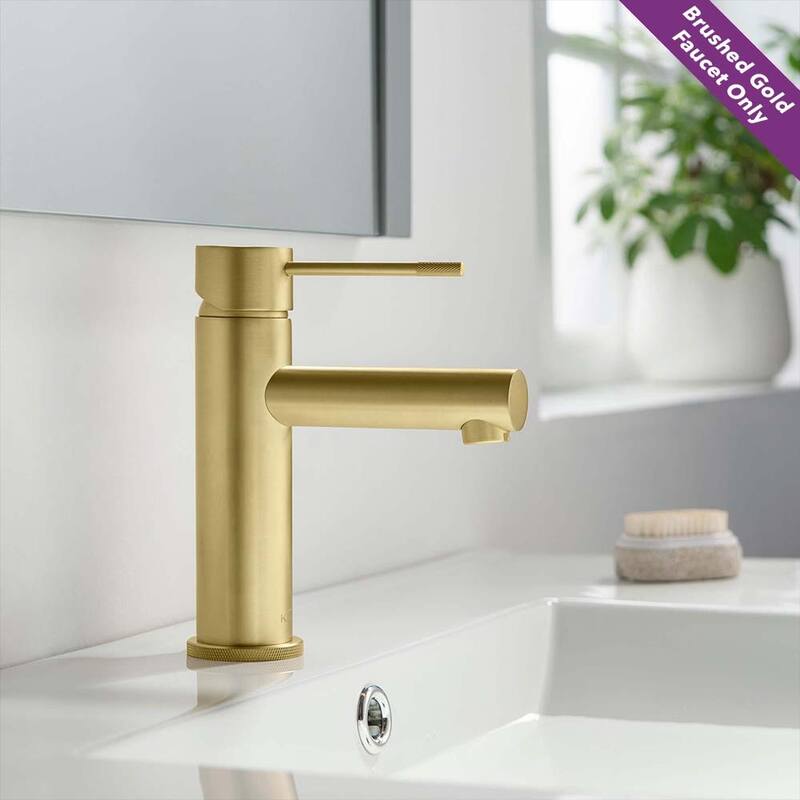 Luxury Solid Brass Single Hole Bathroom Faucet