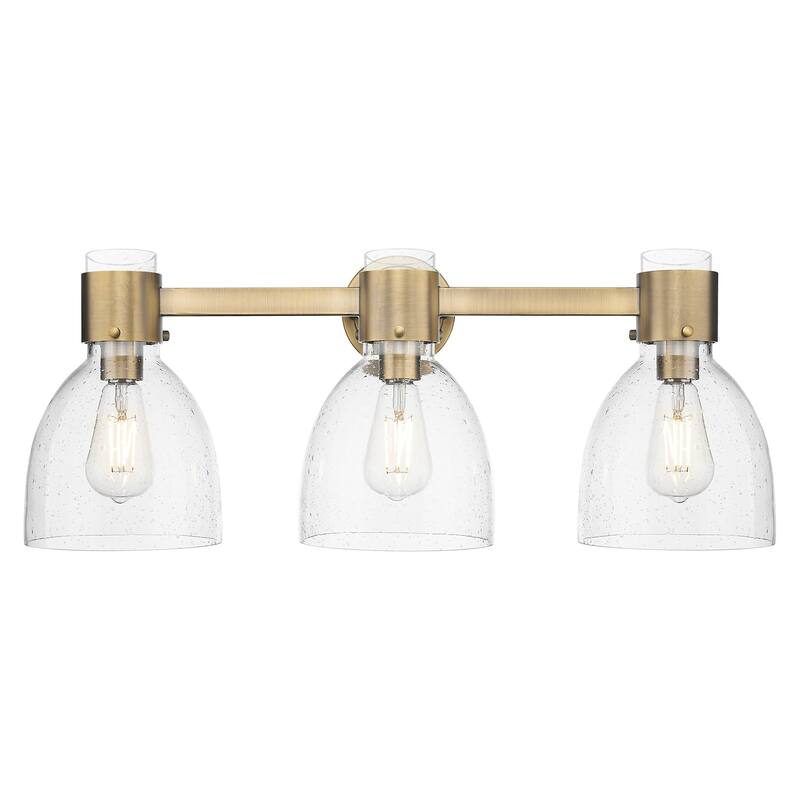 Innovations Lighting 464-3W-G464D-7SDY Lawton Bell 3 Light 24" Wide - Brushed Brass