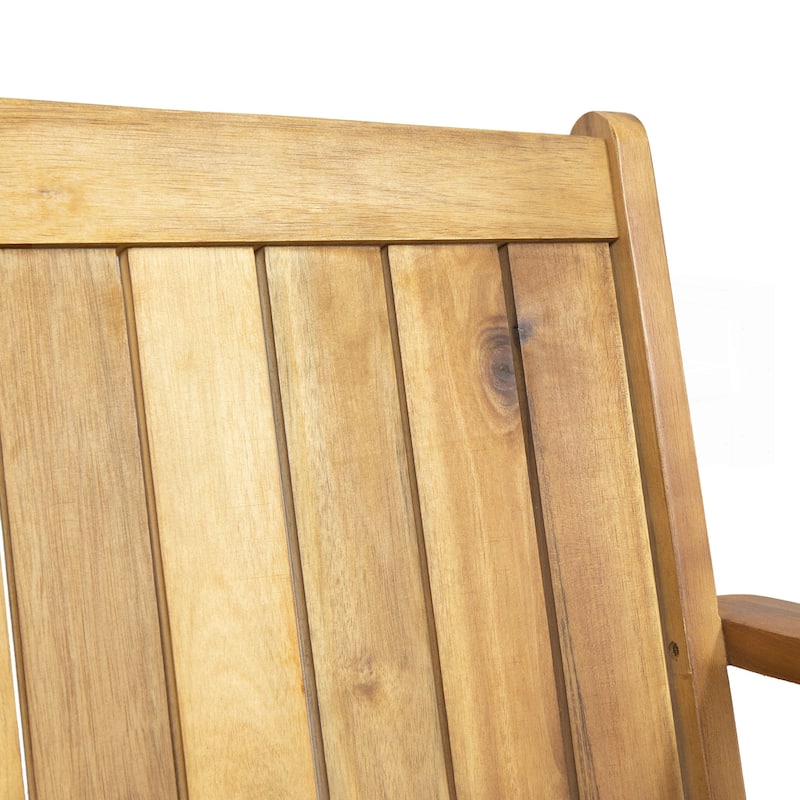 Premium Acacia Wood Porch Swing