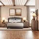 preview thumbnail 13 of 13, WAMPAT 4-Piece Bedroom Set, Queen Bed Frame, 2 Nightstands & 6-Drawer Dresser