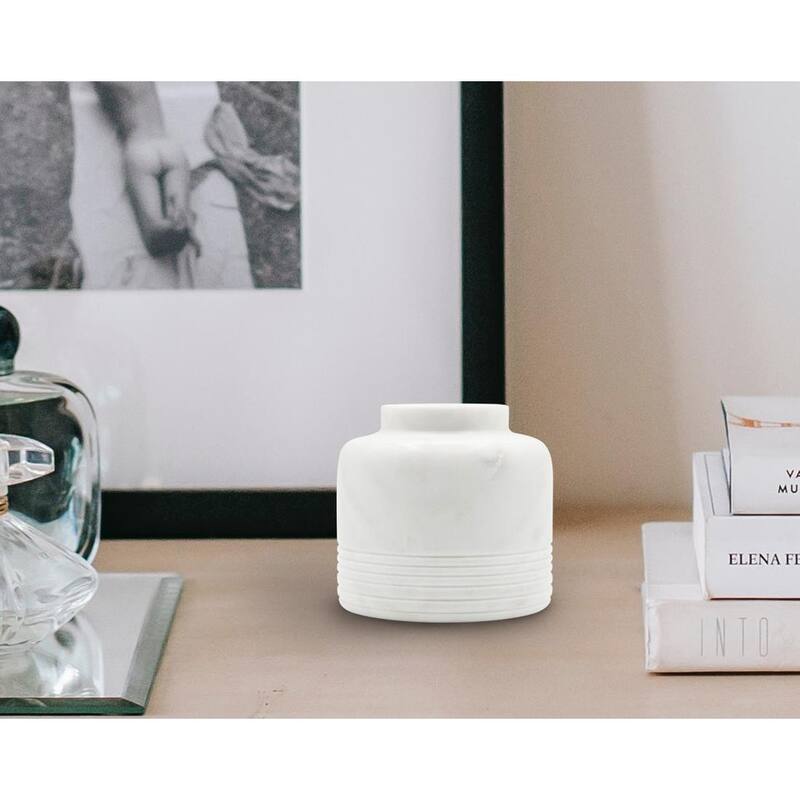 Nizzoli White Vase- Small