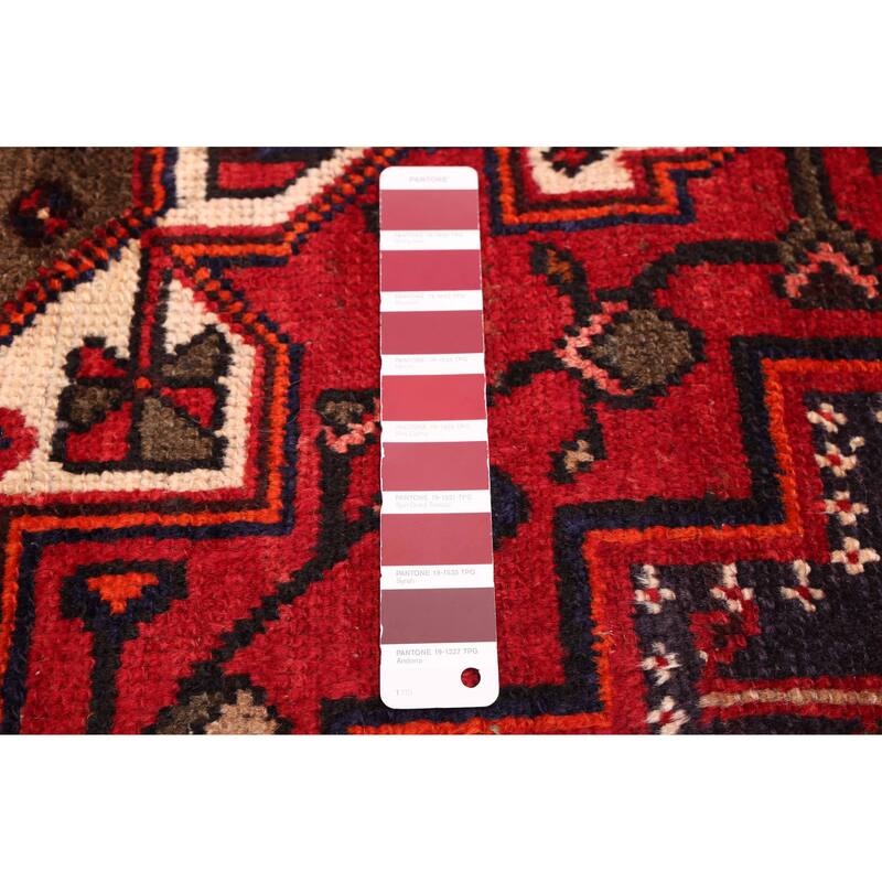 ECARPETGALLERY Hand-knotted Anadol Red Wool Rug - 4'3 x 7'7