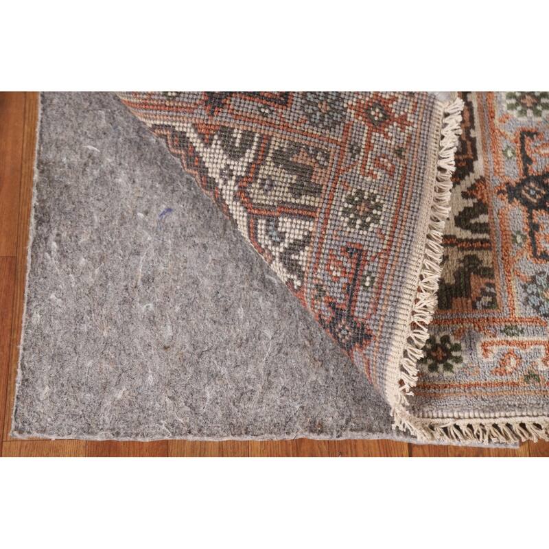 Heriz Serapi Oriental Rug Handmade Orange Wool Carpet - 2'0"x 3'0"