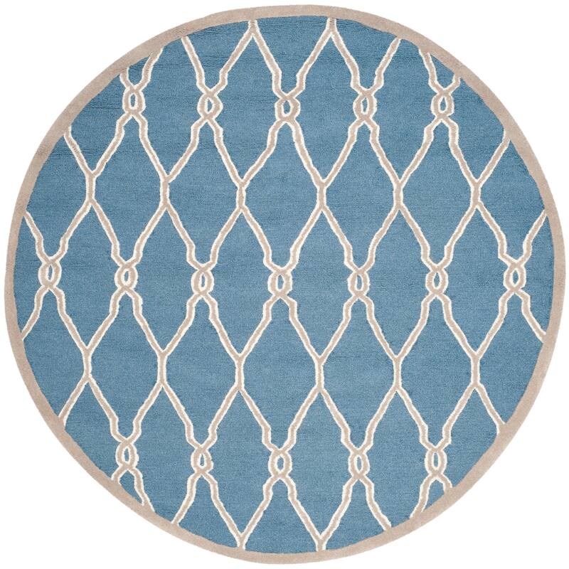 SAFAVIEH Handmade Cambridge Richtsje Moroccan Trellis Wool Rug