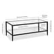 preview thumbnail 4 of 33, Hera 45'' Wide Rectangular Coffee Table with Mirror Shelf