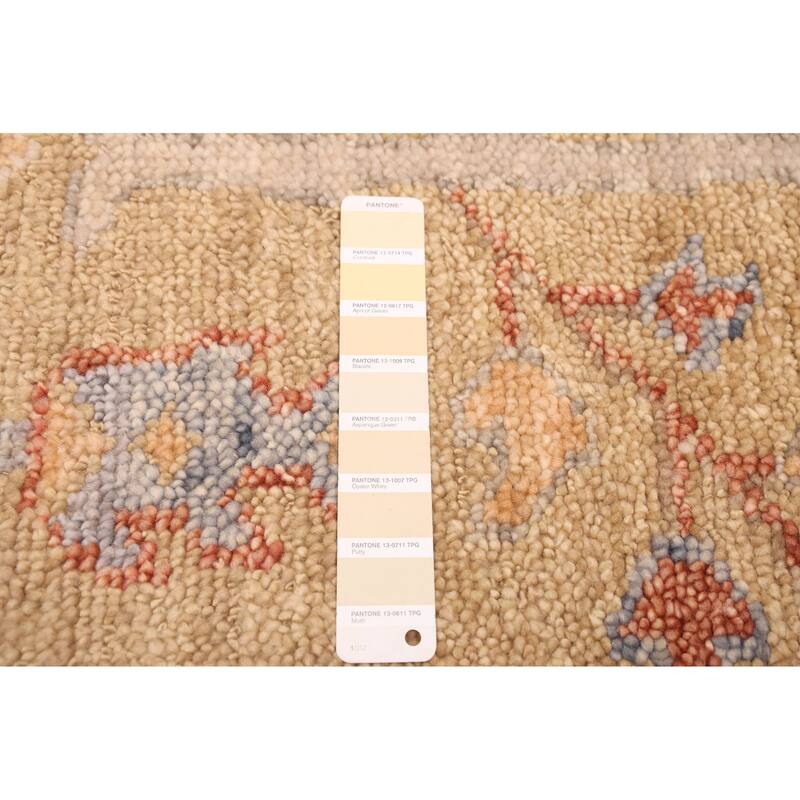 ECARPETGALLERY Hand-knotted Jules Serapi Khaki Wool Rug - 2'7 x 8'0