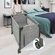 preview thumbnail 3 of 8, Baby Bedside Sleeper Baby Bedding Set with Mattress