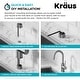 preview thumbnail 68 of 124, Kraus Oletto Single Handle 1-Hole Kitchen Bar Faucet